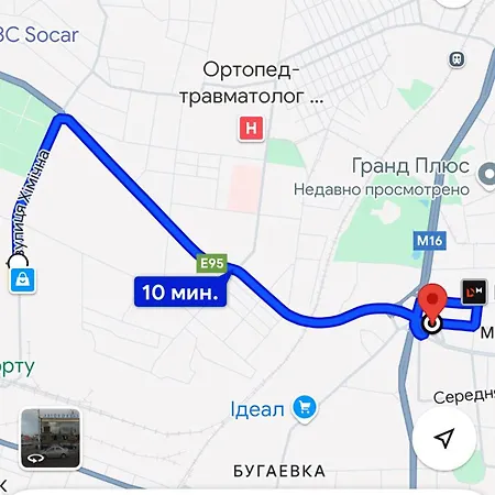 квартира-студия возле автовокзала Апартаменти Одеса